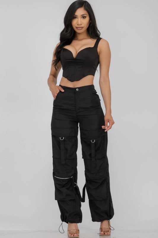 Black Cargo Pant