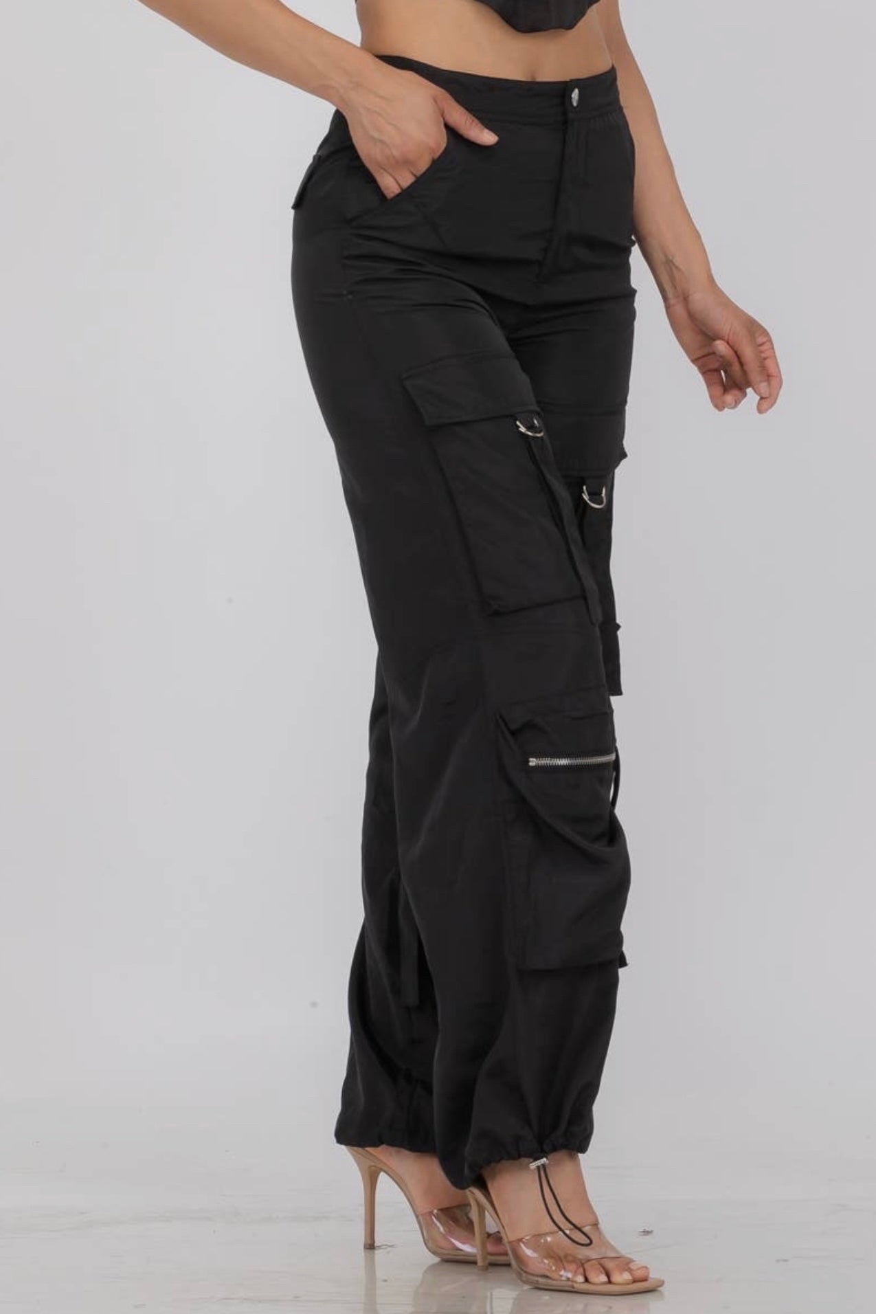 Black Cargo Pant